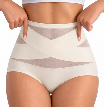Culotte sculptante taille haute Lisance, coloris Ivoire