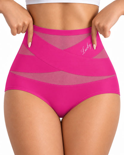Culotte sculptante taille haute Lisance, coloris Fuchsia