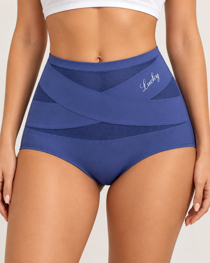 Culotte sculptante taille haute Lisance, coloris Bleu